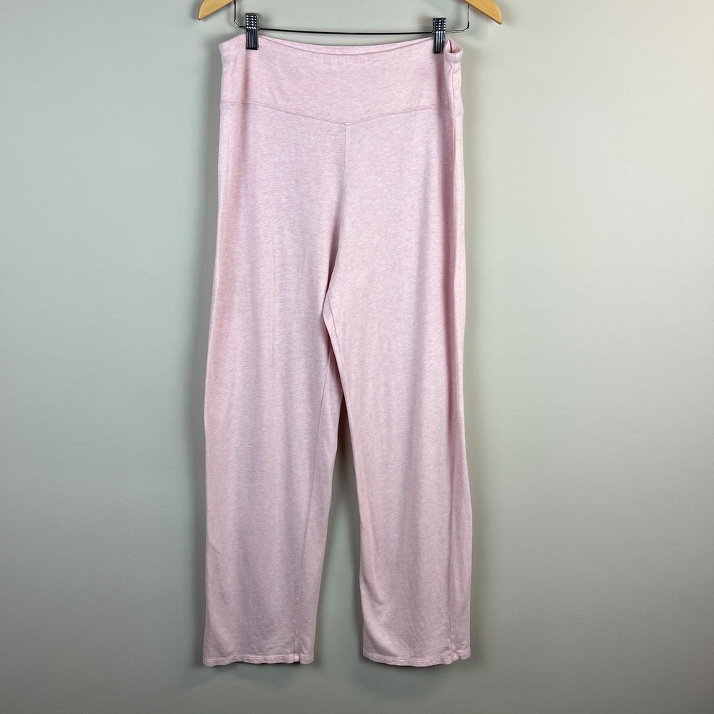 Pure J Jill Sleep Sueded Pants Womens Small Pink Pull On Loungewear Comfy Pajama